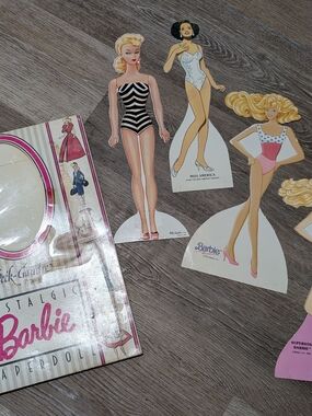 Vintage Barbie Paper Dolls Set
